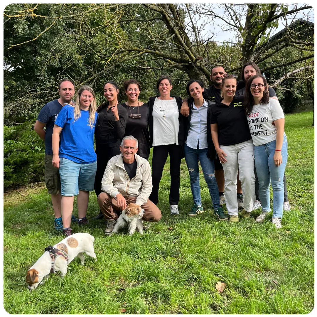 Il gruppo di studenti EsCAC a Ohana Ranch